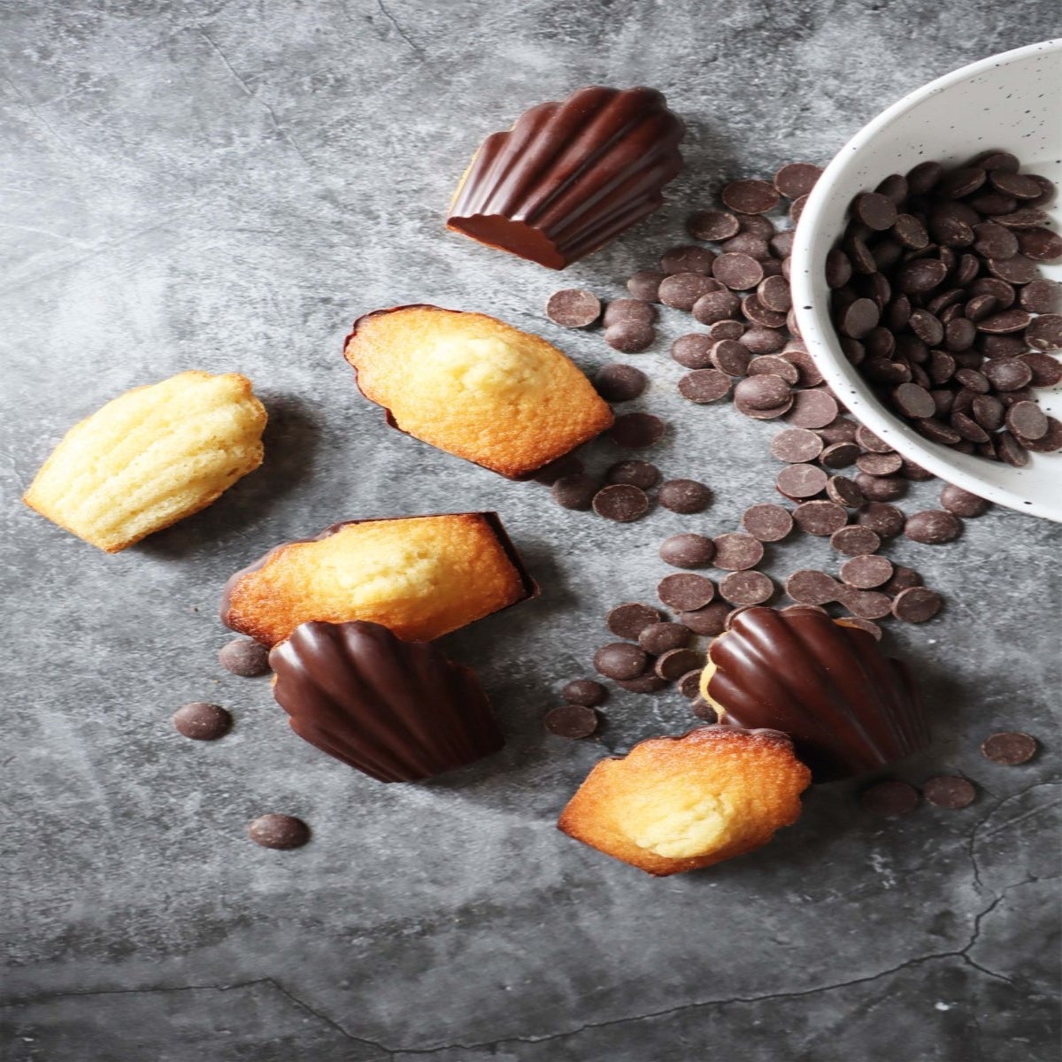 Scrapcooking Moule en Silicone à Madeleines - 9 cavités 