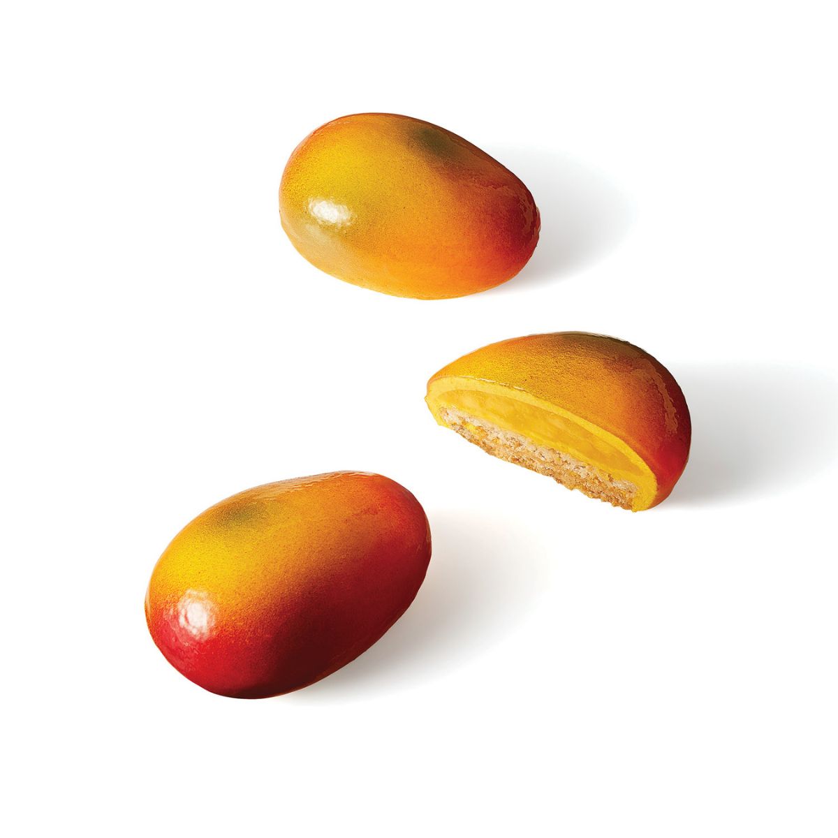 Silikomart Moule en Silicone Mangue avec Découpoir 9,3x5,7x4,2cm