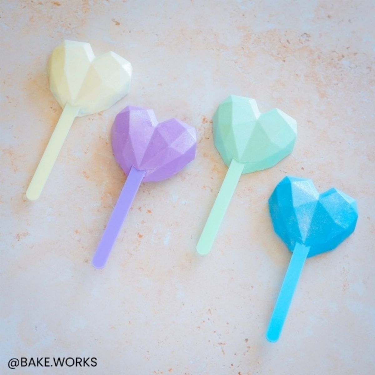 Simply Making Cakesicle Sticks pk/10 - Vert Pastel Mini