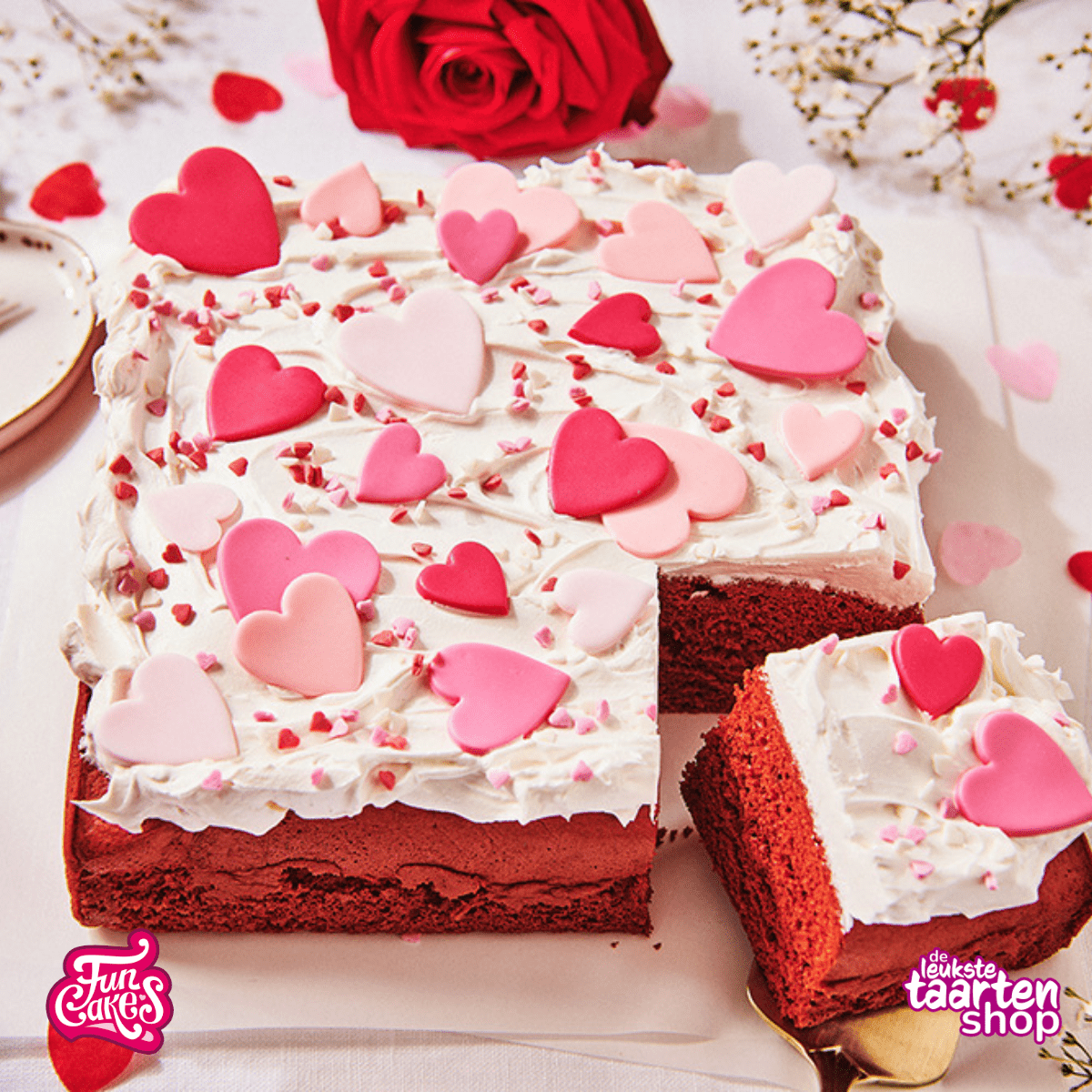 Valentijn Sheet Cake