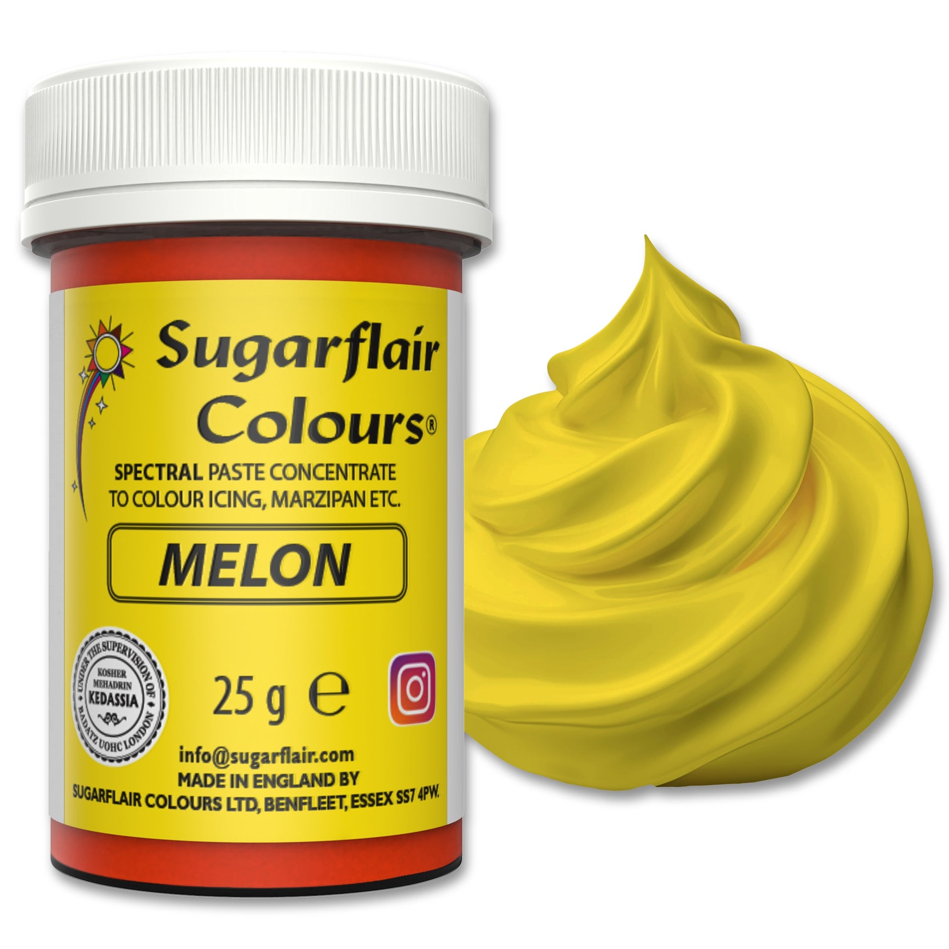 Sugarflair Paste Colour Melon 25g
