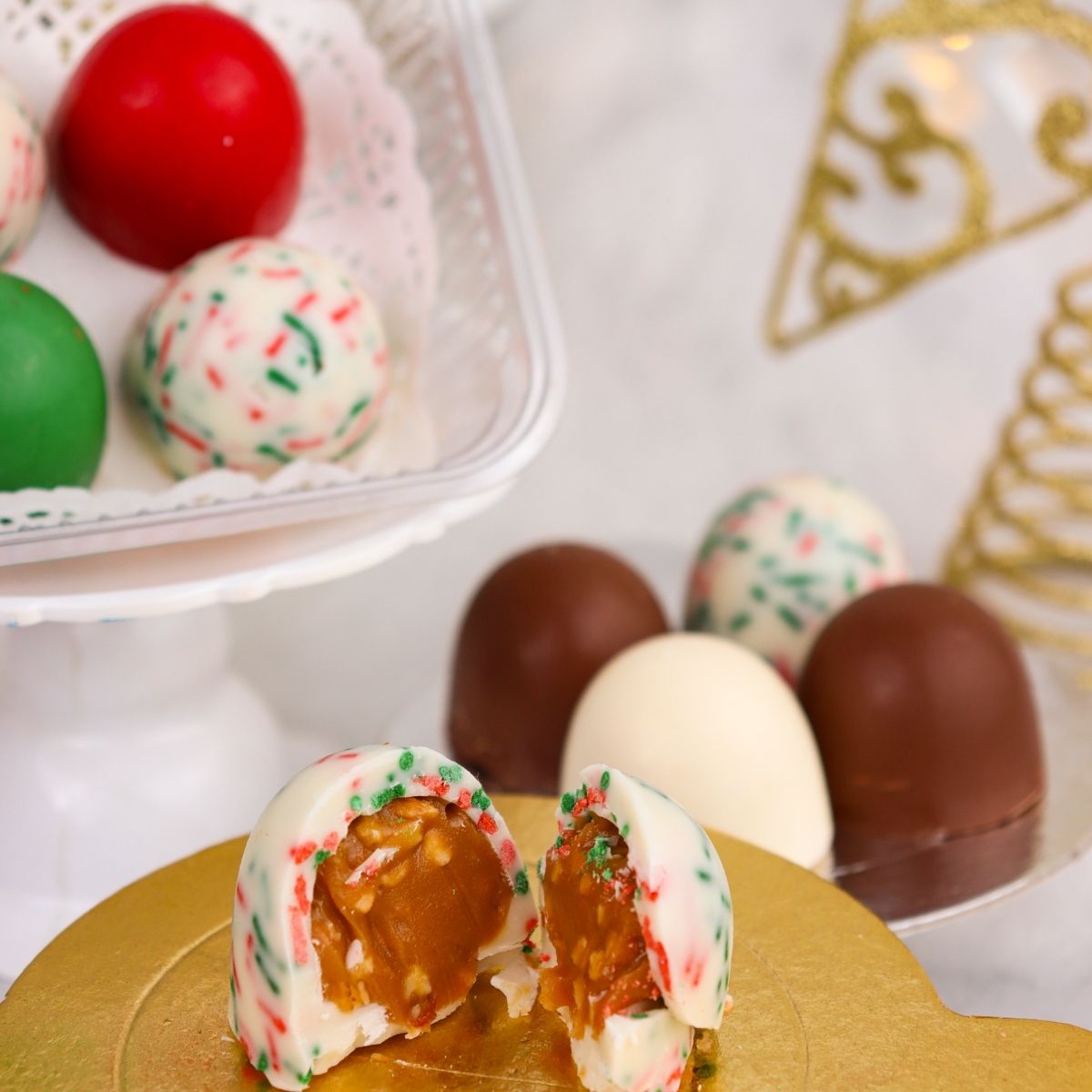 BWB Moule à Chocolat en 3 parties - Rounded Pralin