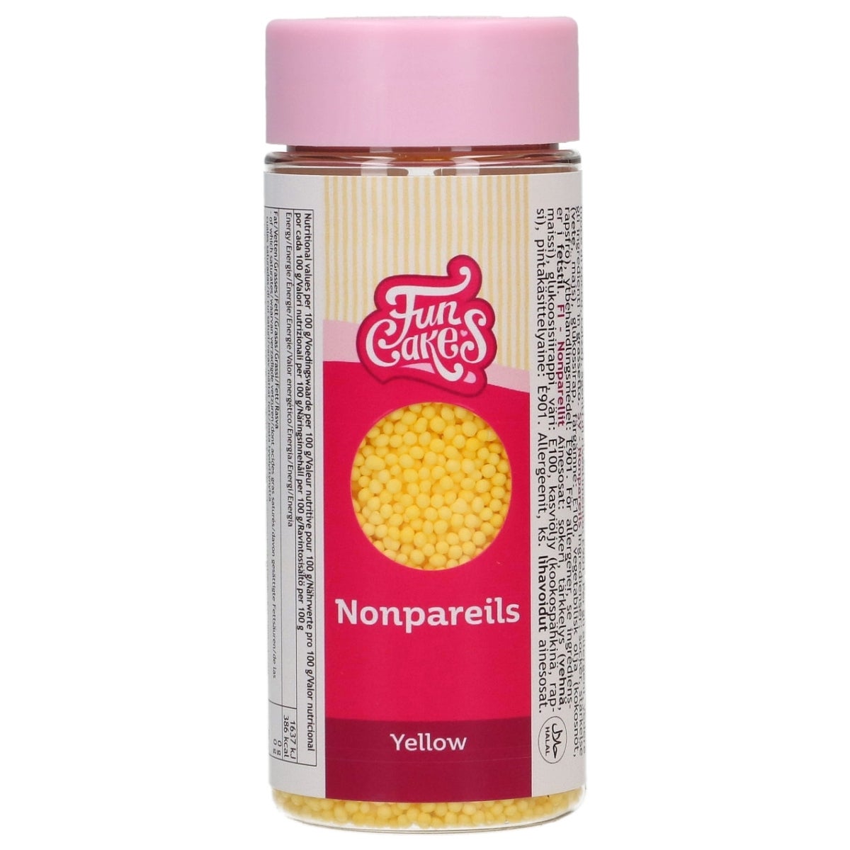 FunCakes Nonpareils Jaune 80g