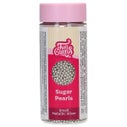 FunCakes Perles en Sucre Small Métalliques Argent 80g