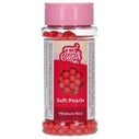 FunCakes Soft Pearls Medium Red 60 g