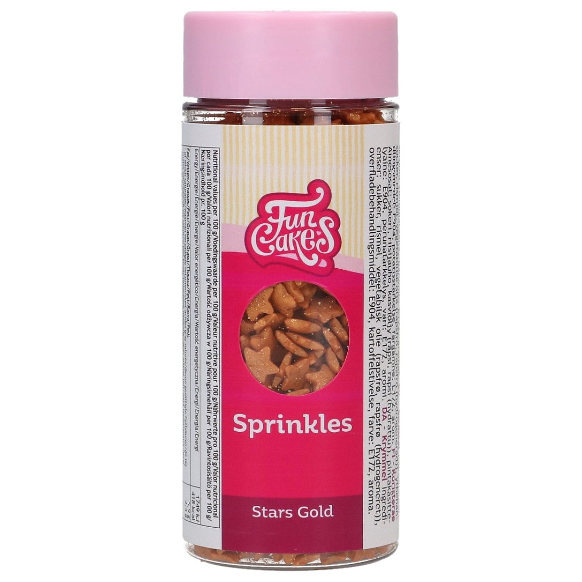 FunCakes Étoiles Dorées 60g