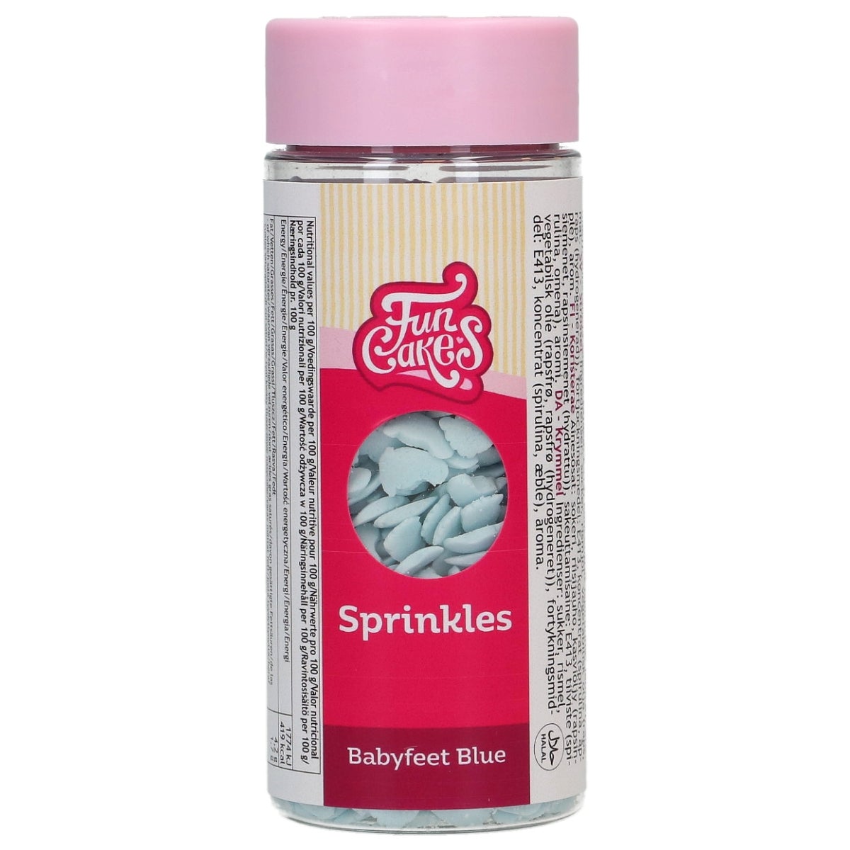 FunCakes Petits Pieds de Bébé Bleus 55g