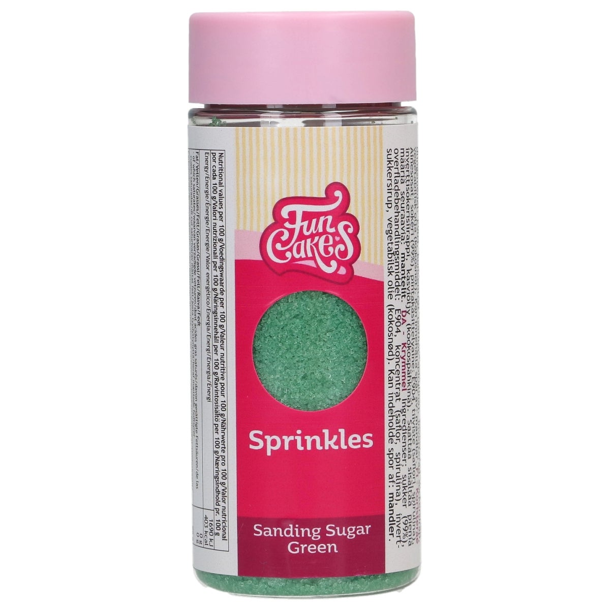 FunCakes Sanding Sugar Vert 80g