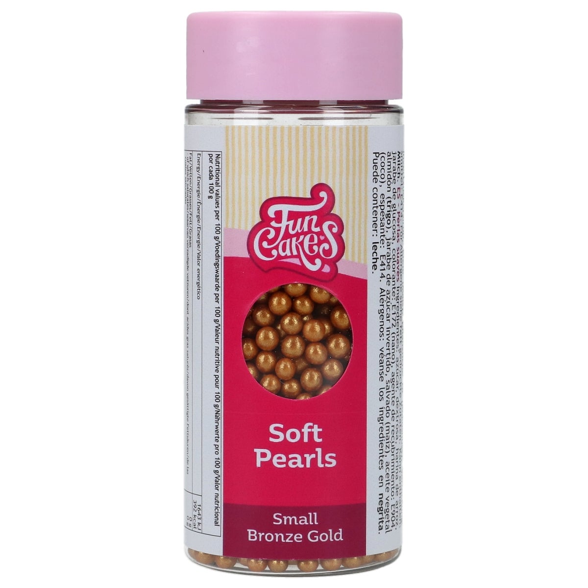 FunCakes Soft Pearls Petites Or Bronze 70g