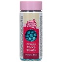FunCakes Crispy Choco Pearls Métalliques Bleu 60g