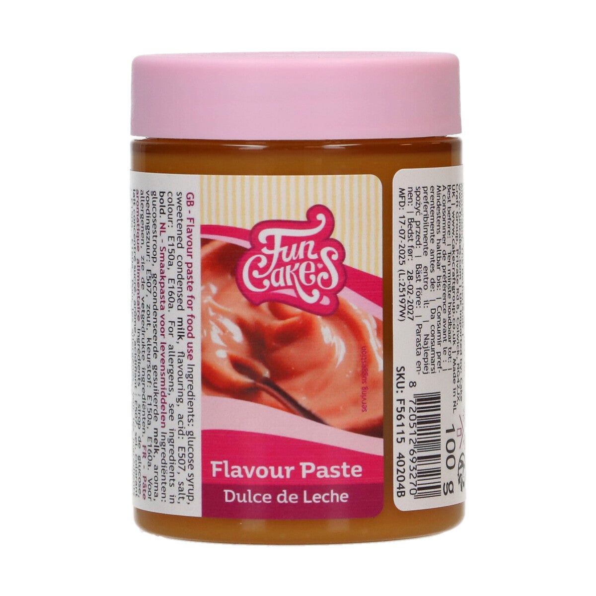 FunCakes Pâte Aromatisante Dulce de Leche 100 g