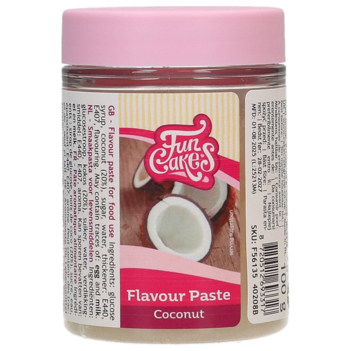 FunCakes Pâte Aromatisante Noix de Coco 100 g
