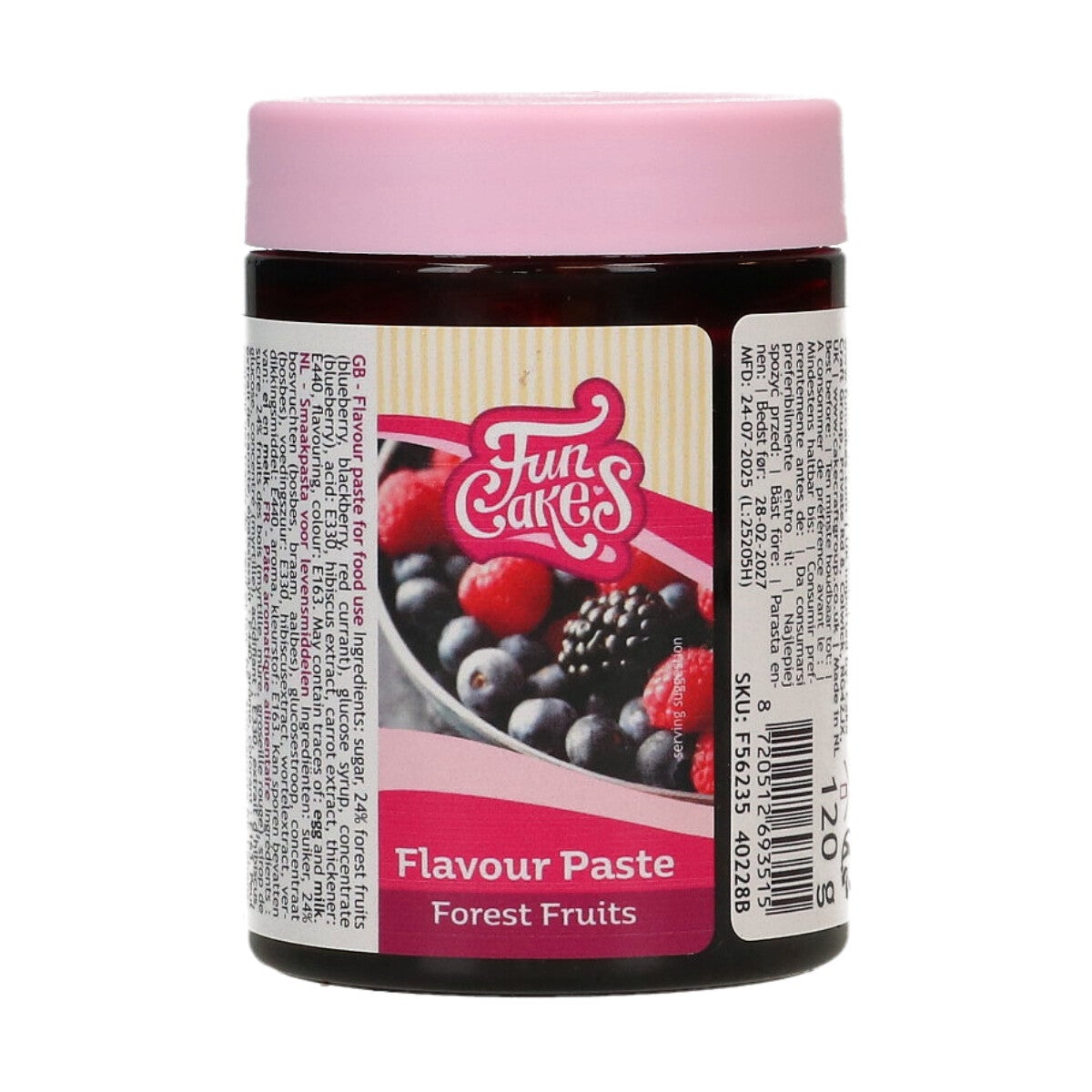 FunCakes Pâte Aromatisante Fruits des Bois 120 g