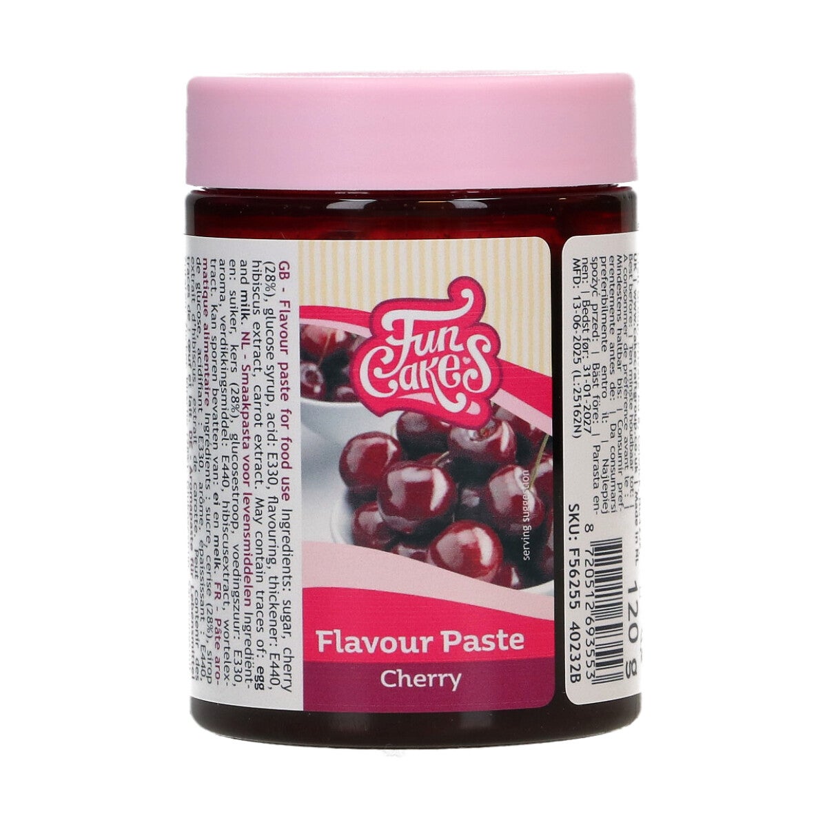 FunCakes Pâte Aromatisante Cerise 120 g