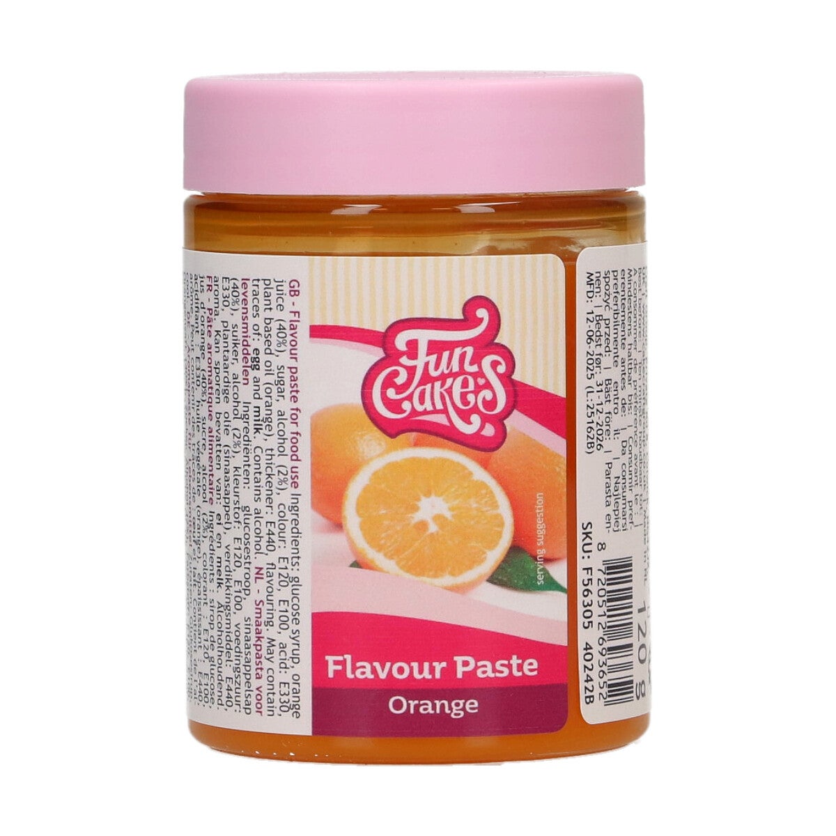 FunCakes Pâte Aromatisante Orange 120 g