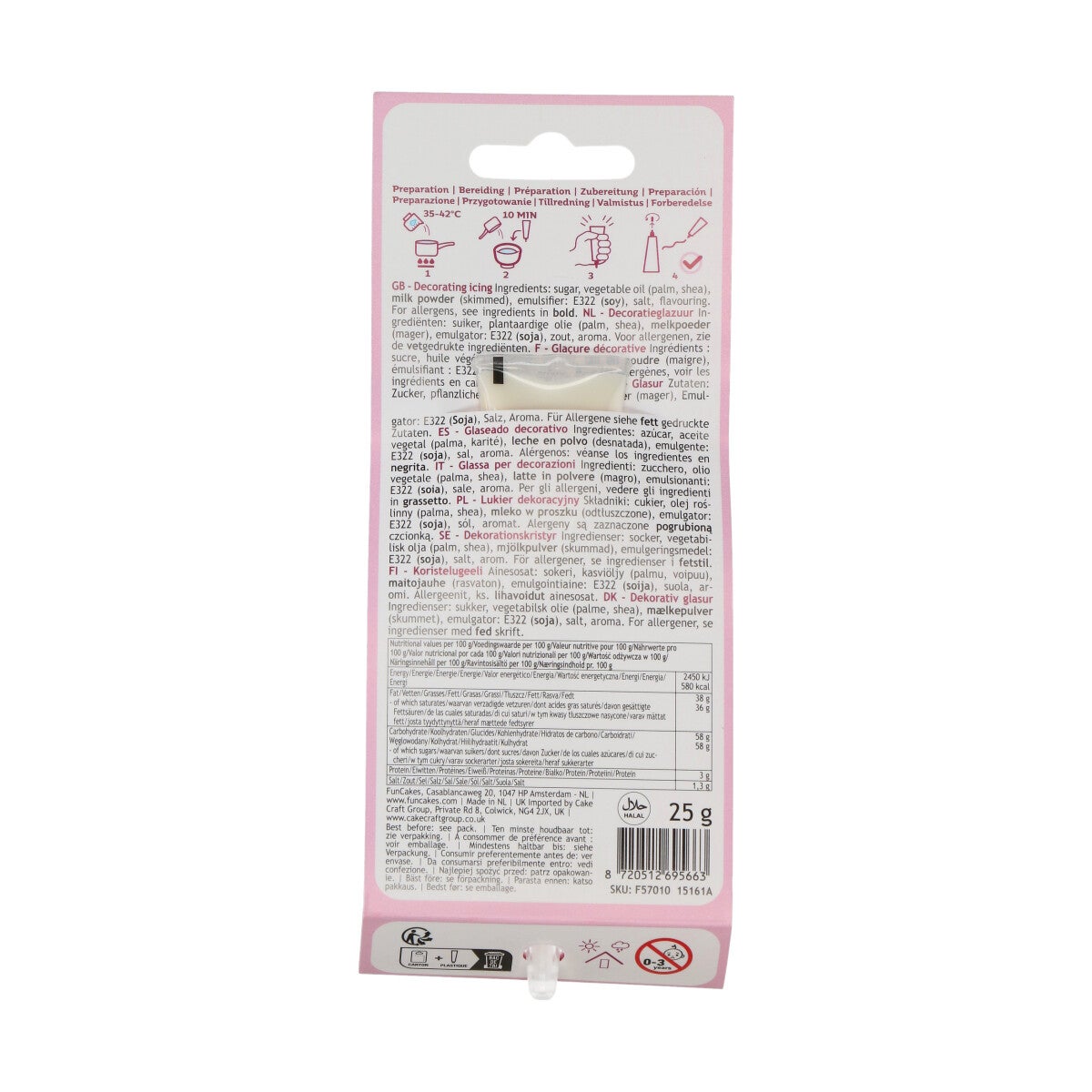 FunCakes Choco Writer Chocolat Blanc 25g