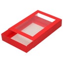 FunCakes Boîte aux Lettres Chocolat Rouge/Blanc 20x14x3,5cm pk/10