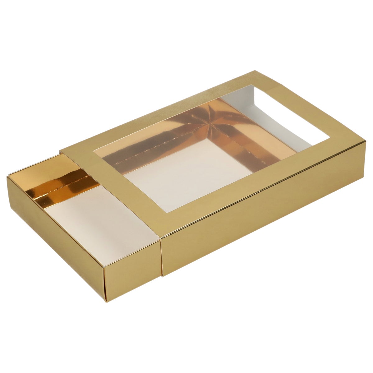 FunCakes Boîte aux Lettres Chocolat Or/Blanc 20x14x3,5cm pk/10