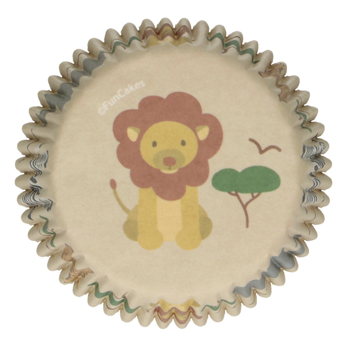 FunCakes Caissettes à cupcake Animaux Safari pk/48