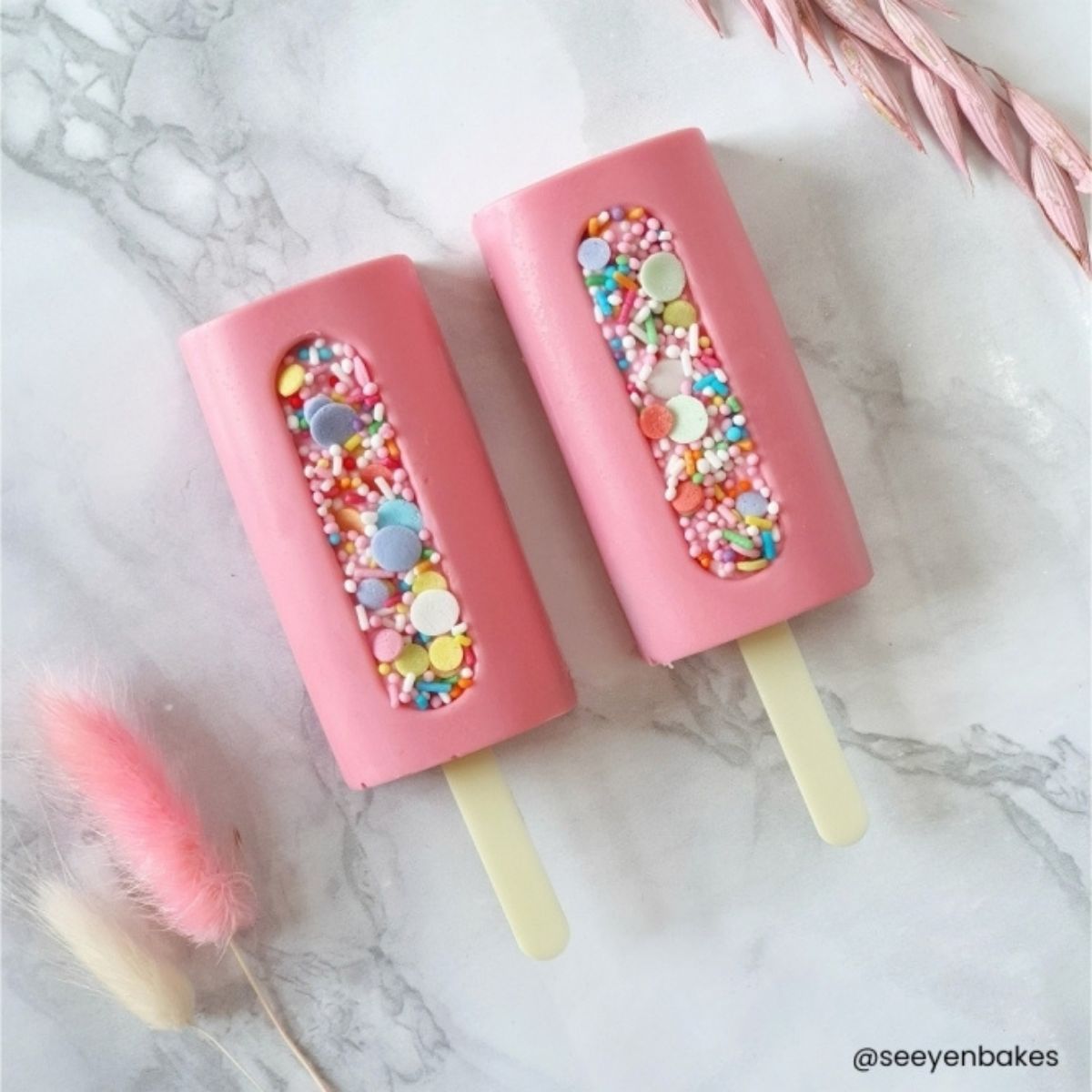 Simply Making Cakesicle Sticks pk/10 - Jaune Pastel Mini