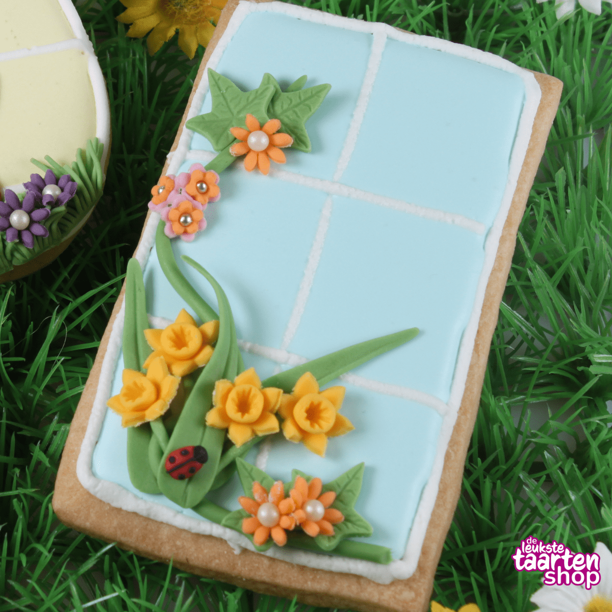 Paaskoekjes met Fondant Bloemen