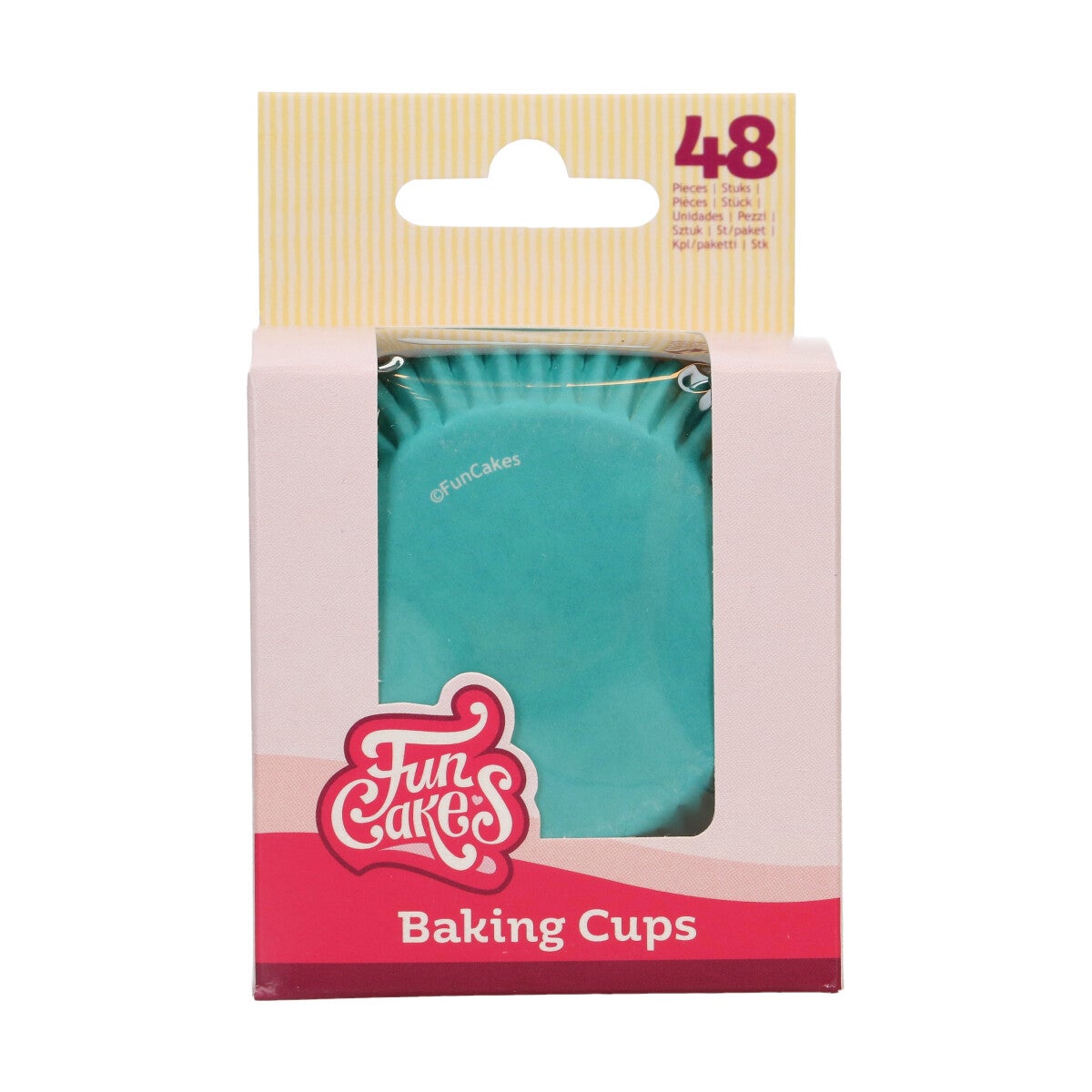 FunCakes Caissettes à cupcake Turquoise pk/48