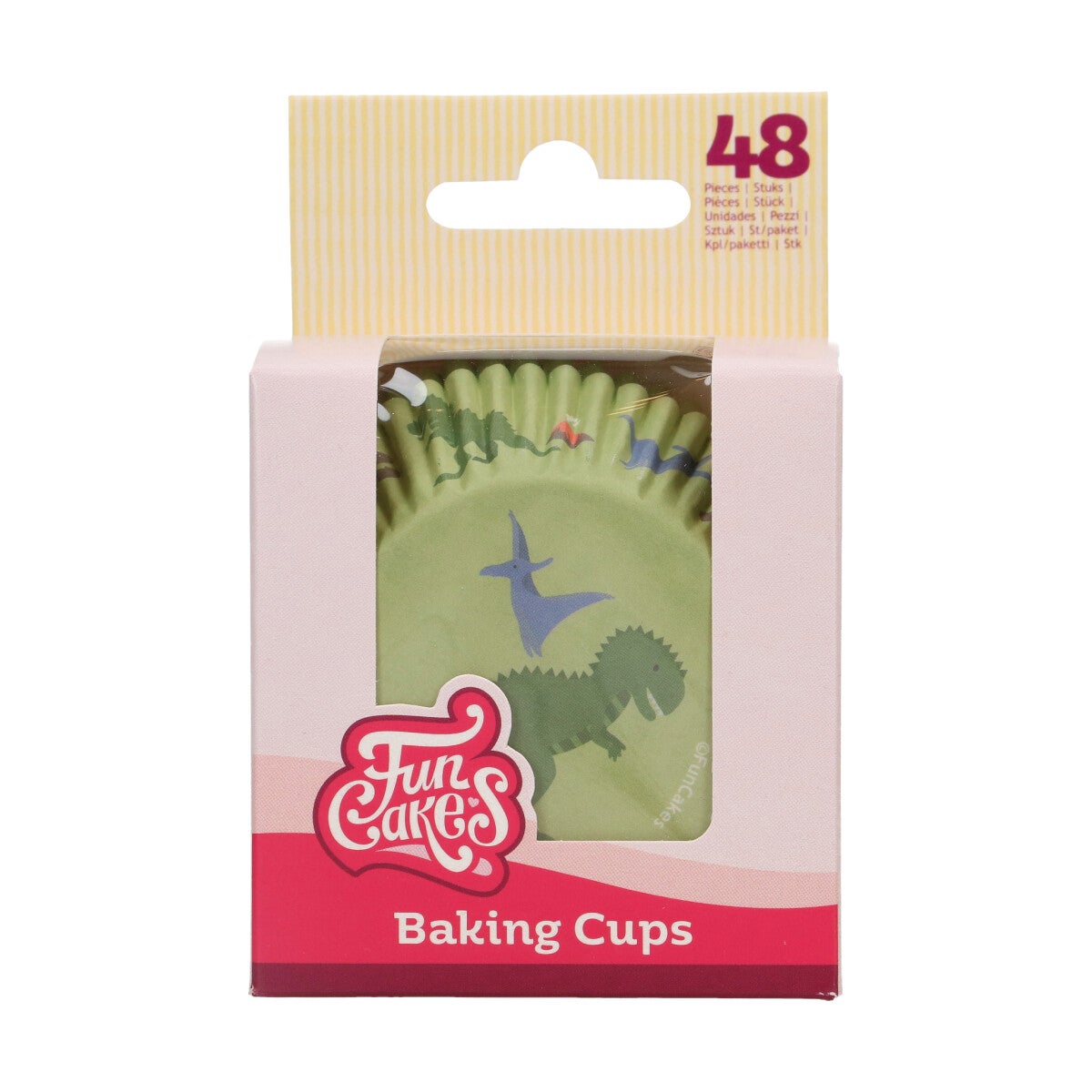 FunCakes Caissettes à Cupcakes Dino pcs/48