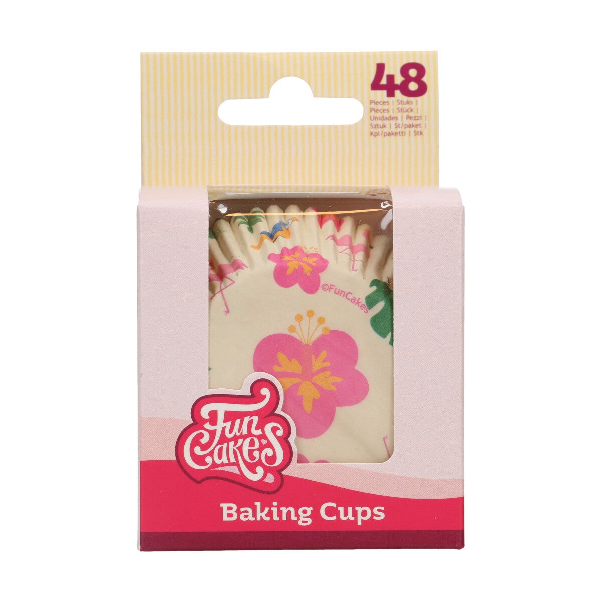 FunCakes Caissettess à cupcake Tropicale pk/48