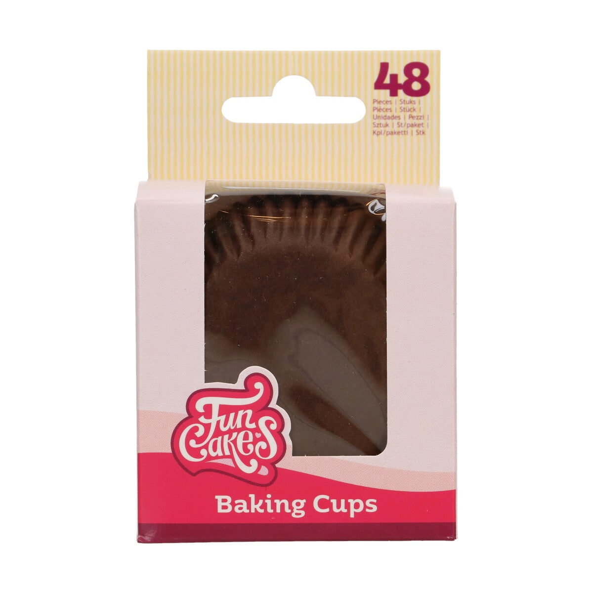 FunCakes Caissettes à Cupcakes Marron pcs/48