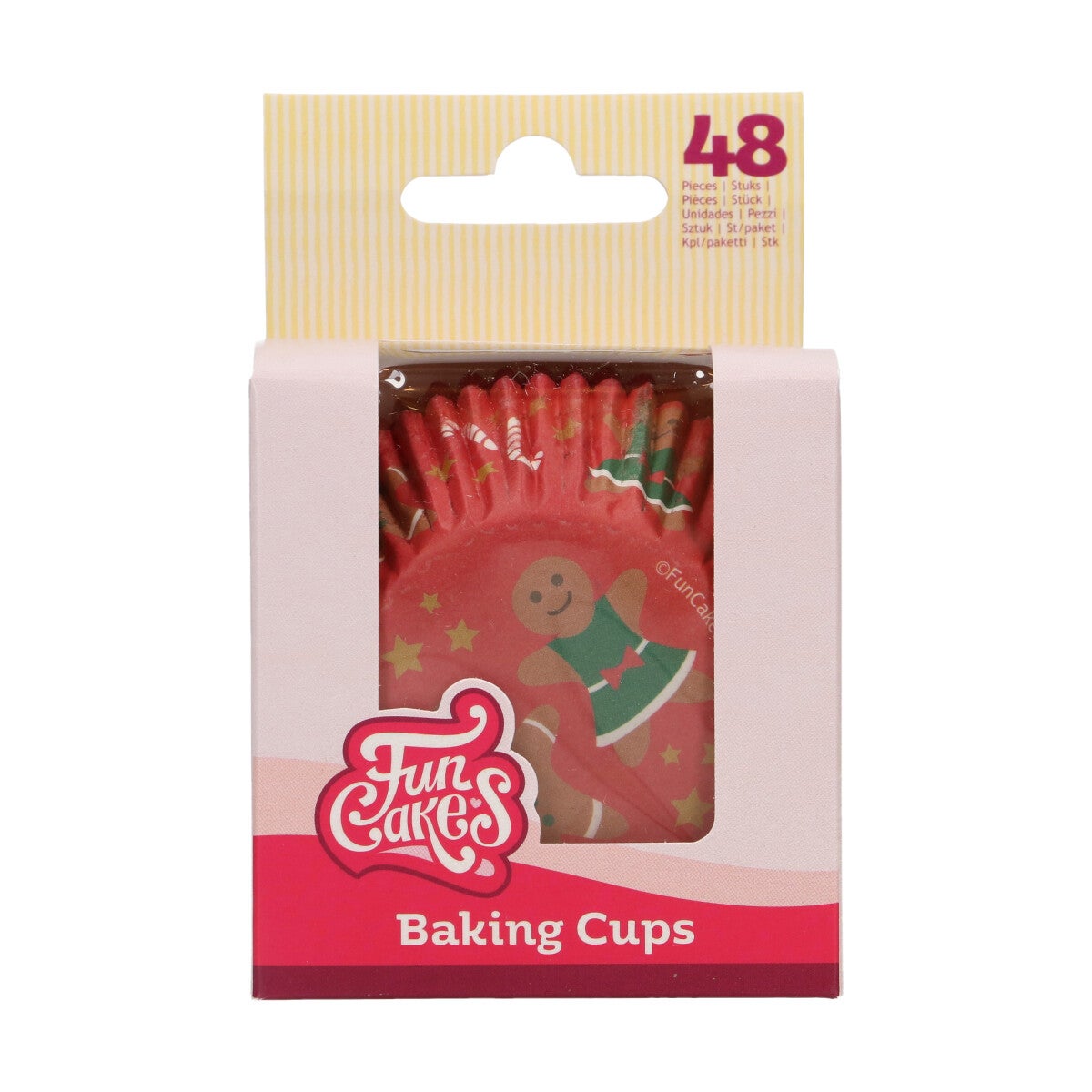 FunCakes Caissettes à Cupcakes Pain d’épice pcs/48