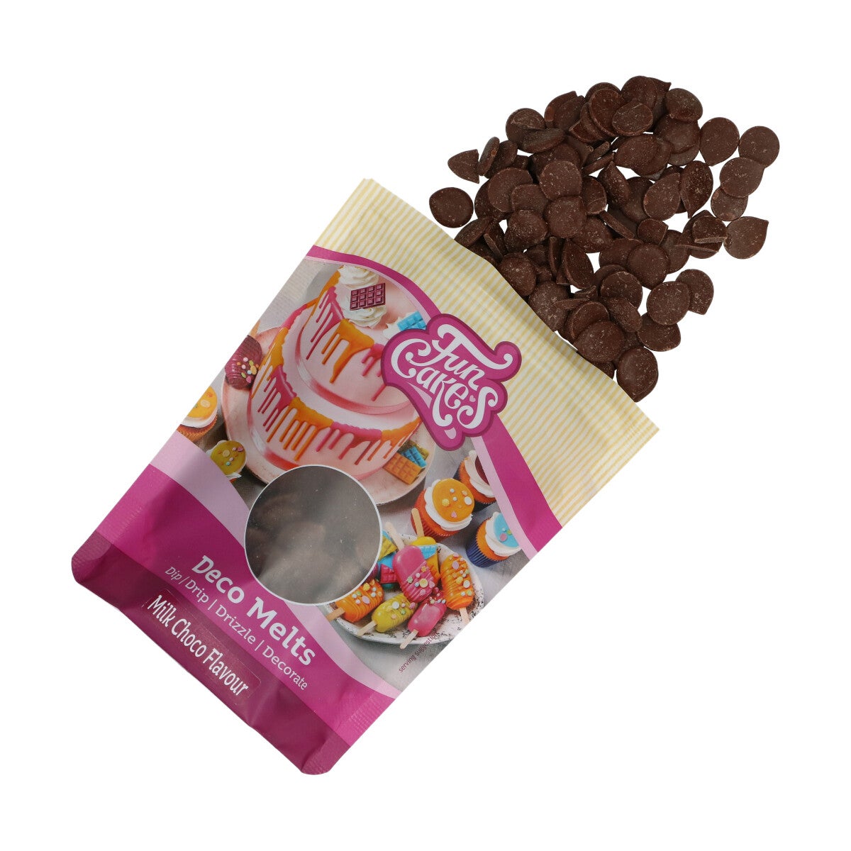 FunCakes Deco Melts Saveur Choco au Lait 250g