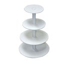 Support à gâteaux à plusieurs niveaux en plastique, 4 couches