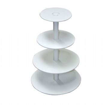 Support à gâteaux à plusieurs niveaux en plastique, 4 couches