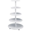 Support à gâteaux à plusieurs niveaux en plastique 5 couches