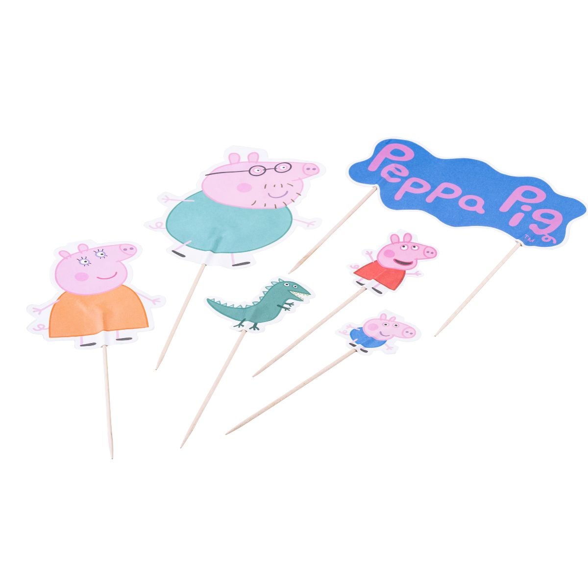 Dr. Oetker Peppa Pig & Family - Décorations pour Gâteau pc/12