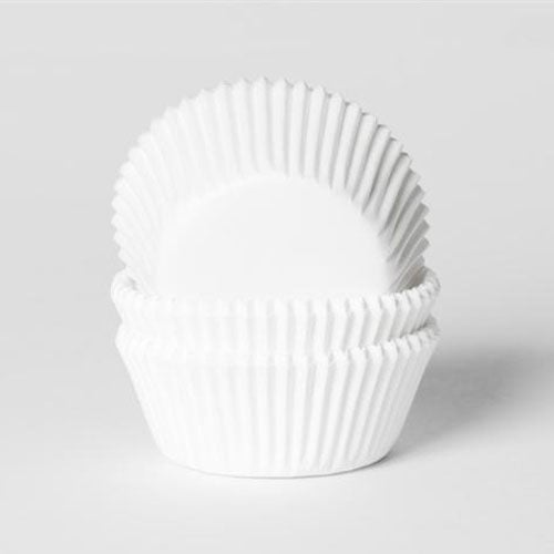 House of Marie Baking cups White Small - pk/50