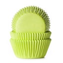 House of Marie Baking cups Lime Green - pk/48