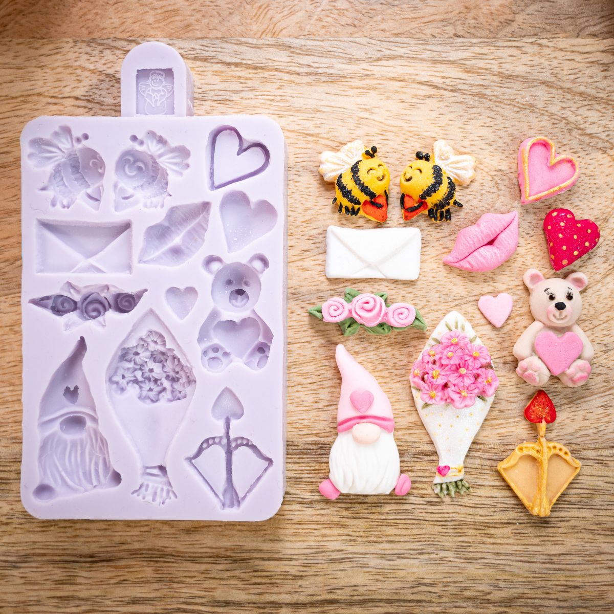 Karen Davies Moule en Silicone - Valentins miniatures