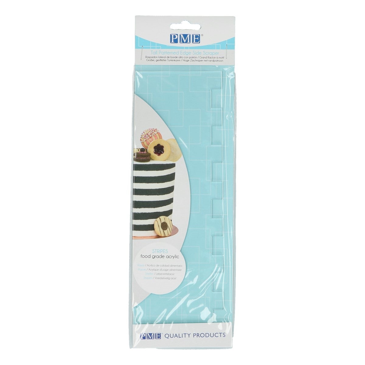 PME Racloir Tall Patterned Edge avec reliefs - Rayés