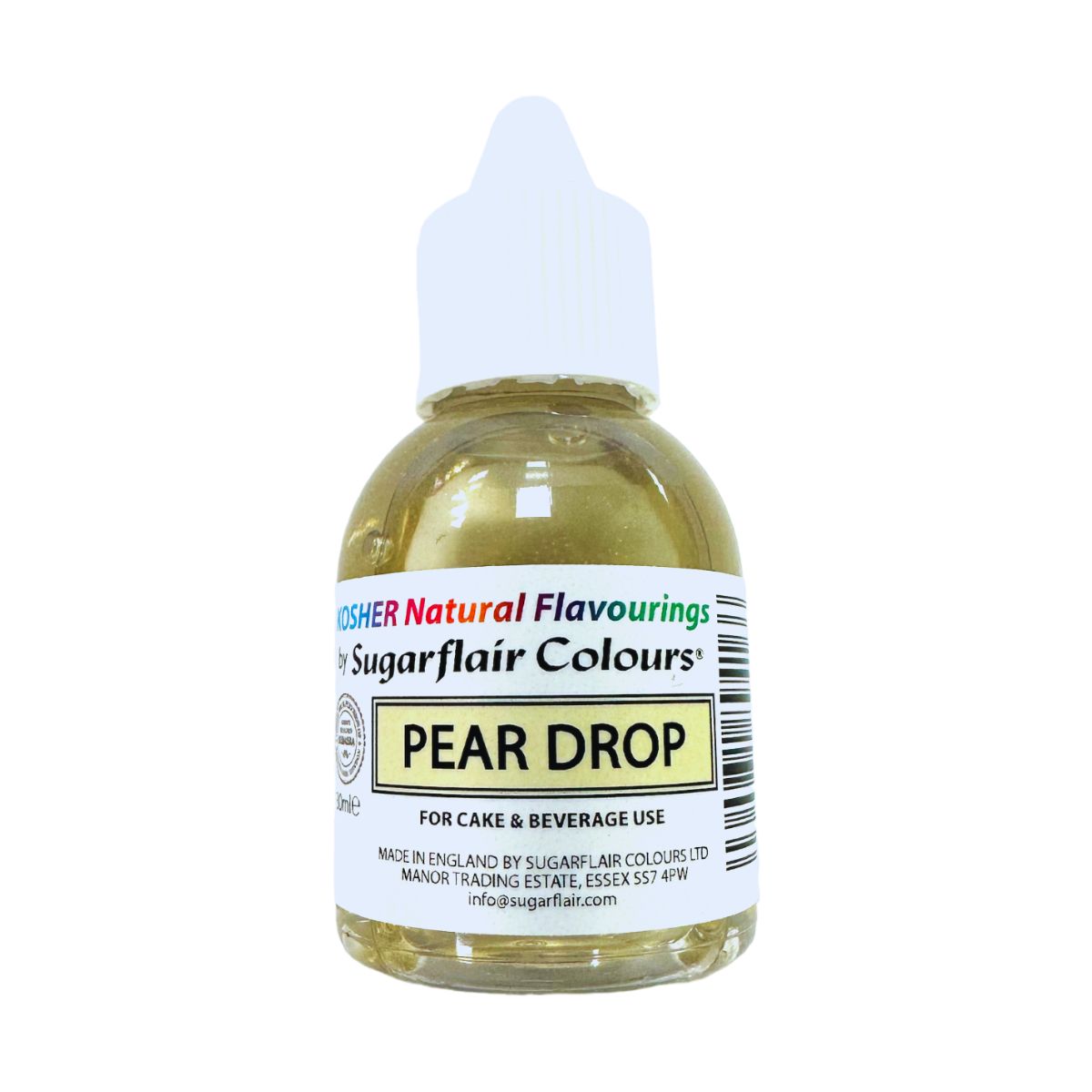 Sugarflair Kosher Natural Flavour Pear Drop 30ml
