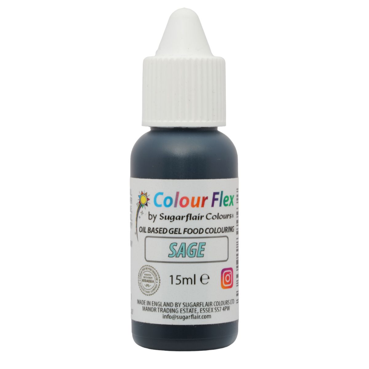 Sugarflair Colourflex Sage 15ml