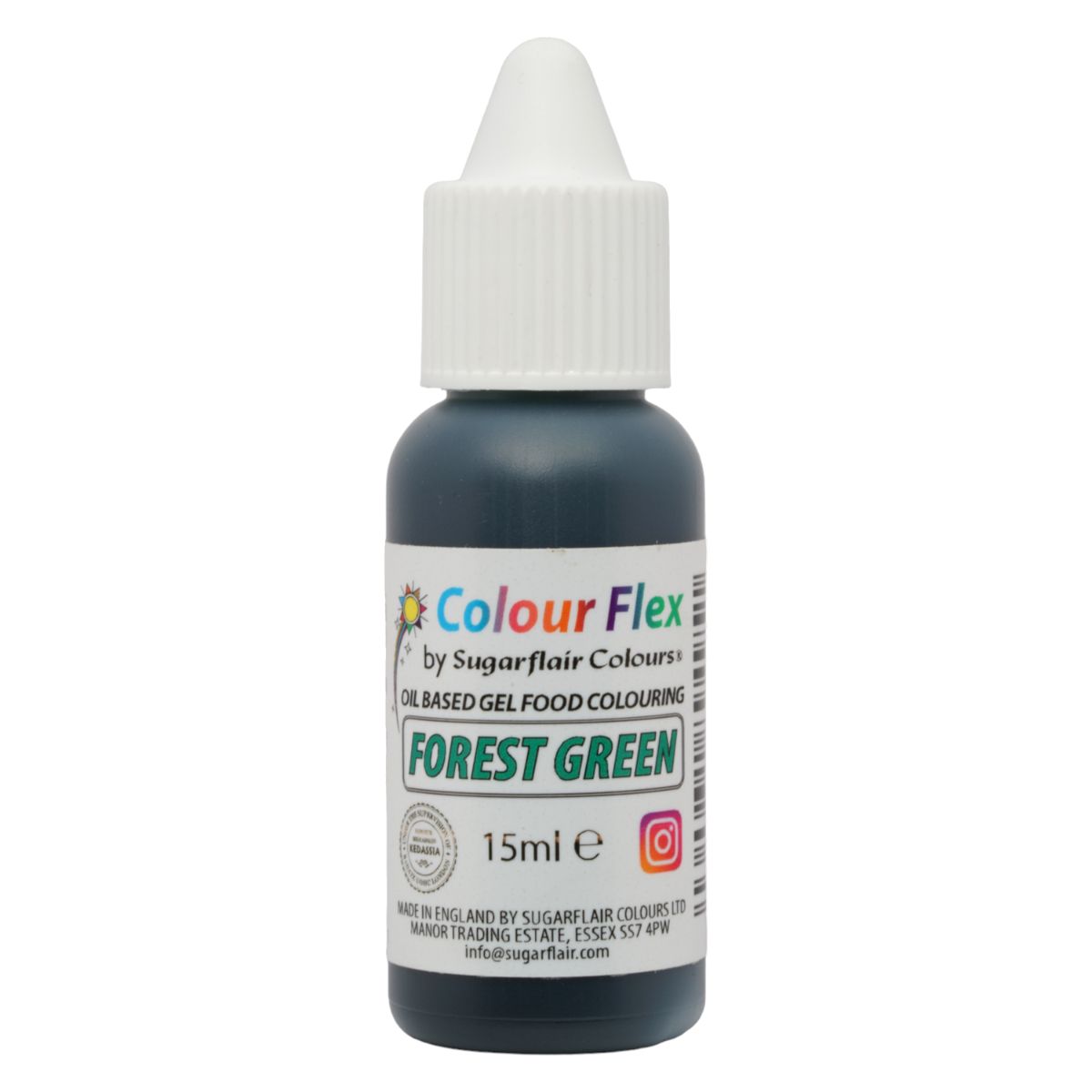 Sugarflair Colourflex Forest Green 15ml