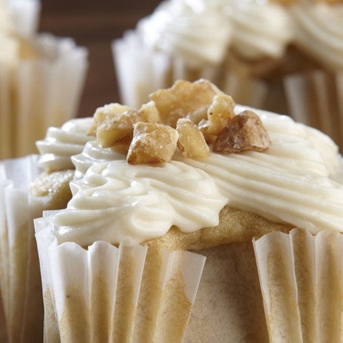 Maple walnoot cupcakes