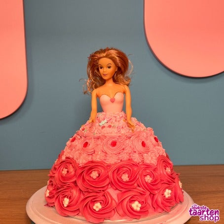 Roze Barbie Taart