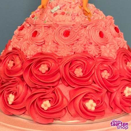 Roze Barbie Taart