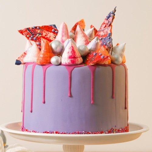 Chocolade candy bark taart