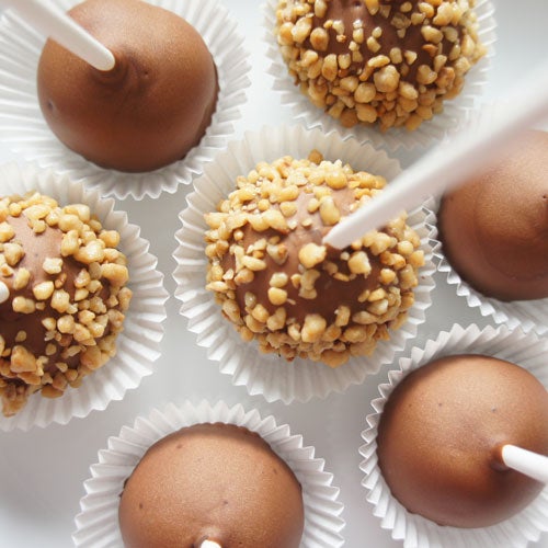 Cake pops met nougatine