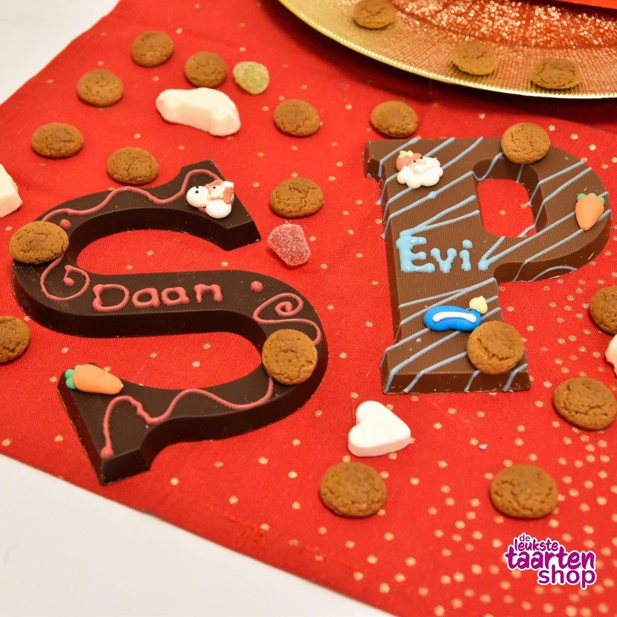 Sinterklaas Chocoladeletters Versieren