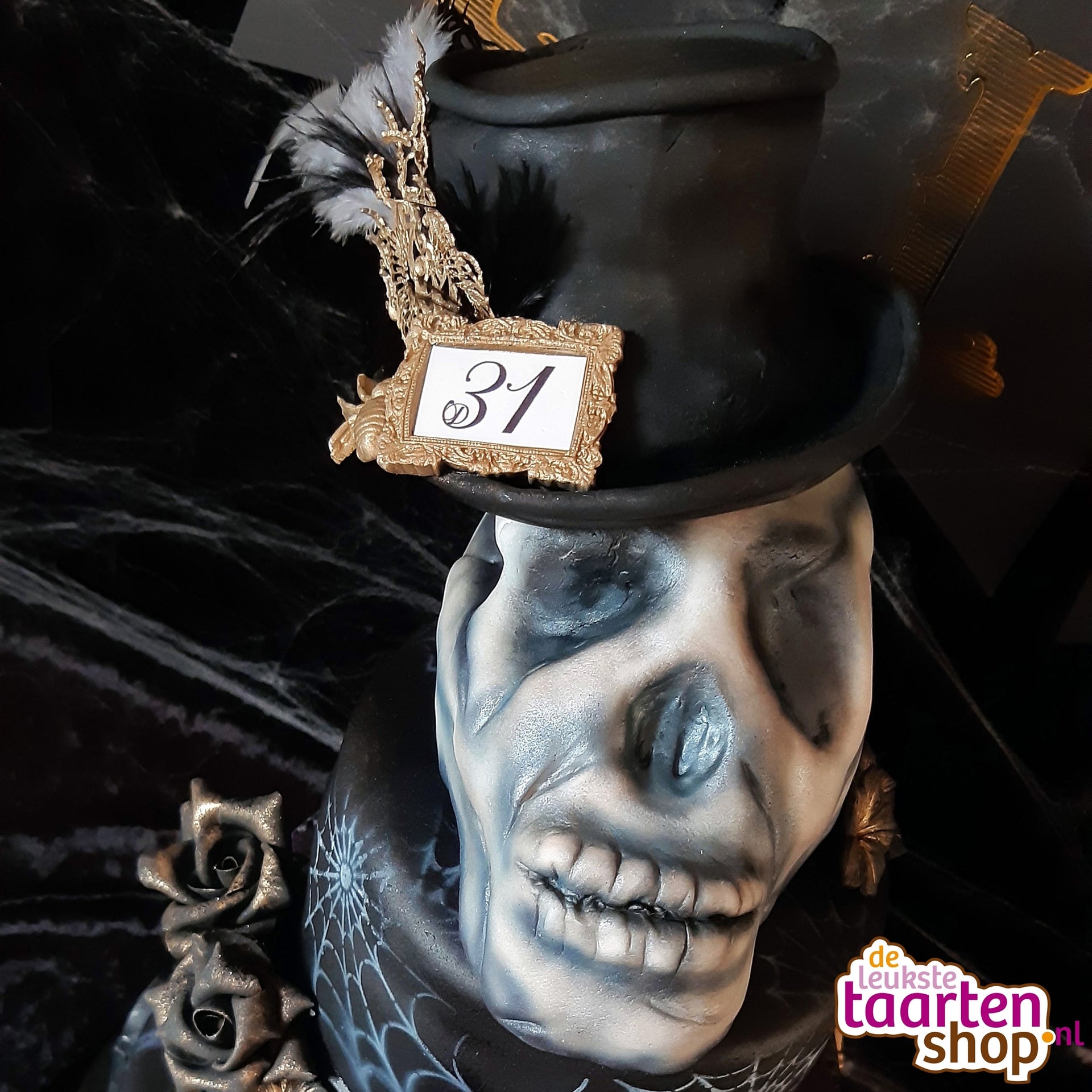 Halloween Cake “Eat, Drink & Be Scary” van Dorien's Bakery