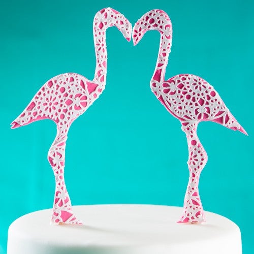Flamingo taart
